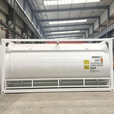 酸素、窒素、アルゴン、二酸化炭素、海の液化天然ガスを運ぶためのisoタンク容器20ft