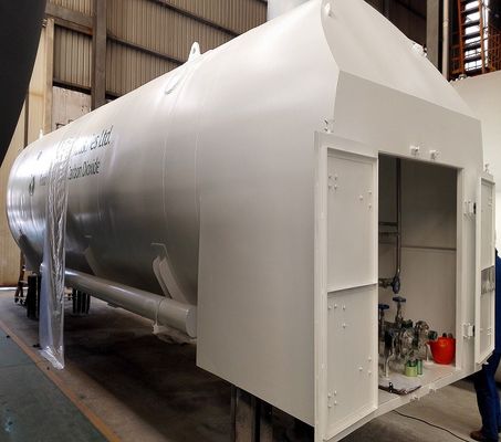 10000l移動式液体酸素の貯蔵タンク